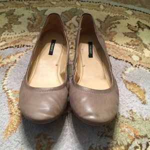Taupe Ballerina Flats
